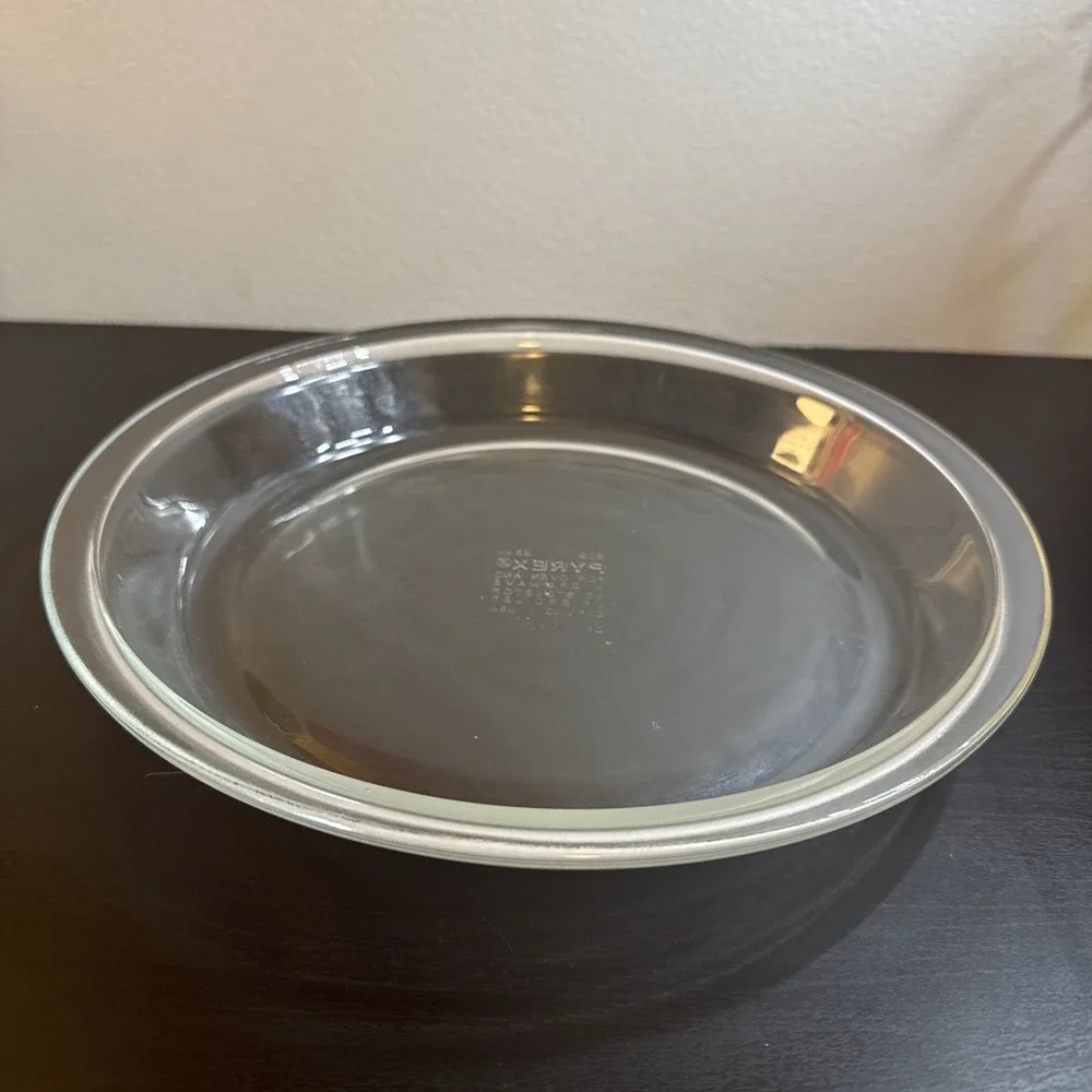 Vintage Corning PYREX 209 9in/22cm Pie Plate Made In USA‎ AA-15 Clear